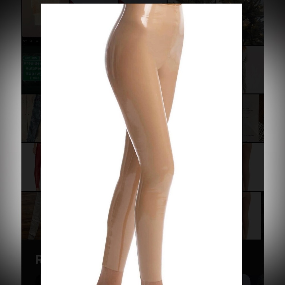 Commando faux patent leather legging
